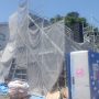 内部塗装工事中