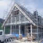 外部塗装・内部造作中