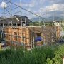 ログ組上げ完了