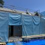 塗装工事中