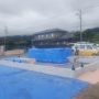 床組み工事中
